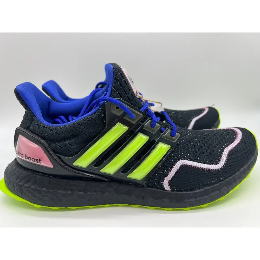 Adidas Ultraboost 1.0 Neon Black/Lucid Lemon/Pink ID0144 Men’s Size 8